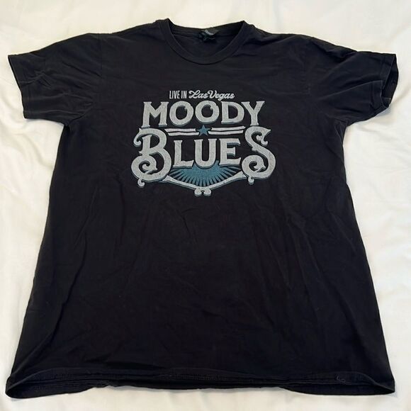 Hanes Moody Blues live in Vegas size large  short sleeve concert tshirt EUC - Picture 3 of 10